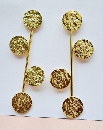 Brass Dangling Metallic Earring